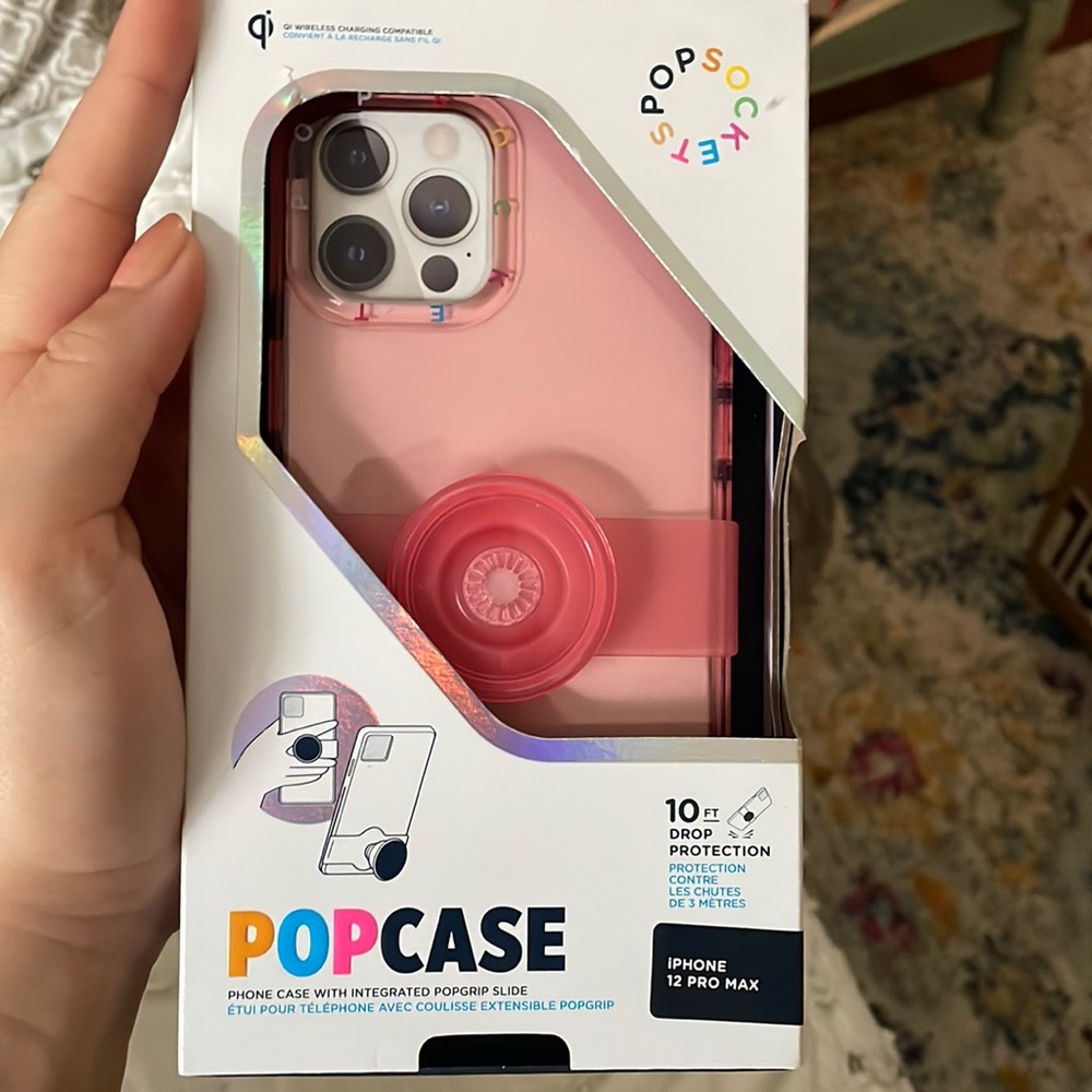 Brand new iPhone 12 Pro Max pop socket case